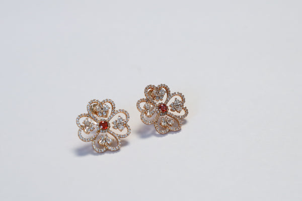 Whispering Petal Studs | Premium Handcrafted Jewellery