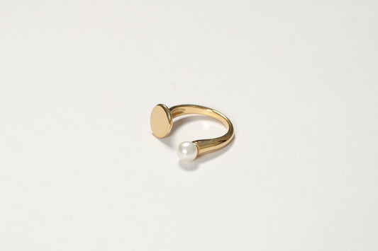 Aurora Halo Pearl Ring | Premium Handcrafted Jewellery